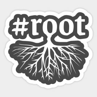 Root roots Sticker